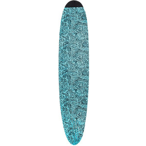 2019 Quiksilver Euroglass Longboard Surfboard Calcetn 9'0 "azul Egl19qsk90